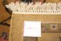 Indian La Seda 6'7" x 9'3" Hand-knotted Wool Light Brown Rug