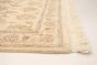 Indian Mirzapur 3'1" x 5'3" Hand-knotted Wool Cream Rug