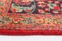 Persian Mashad 6'5" x 9'10" Hand-knotted Wool Red Rug