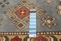 Indian Royal Kazak 9'1" x 12'0" Hand-knotted Wool Light Denim Blue Rug