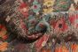 Turkish Bold and Colorful 5'10" x 8'1" Flat-Weave Wool Kilim 