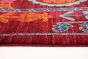 Pakistani Signature Collection 9'2" x 12'5" Hand-knotted Wool Red Rug