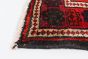 Persian Hamadan 4'11" x 9'9" Hand-knotted Wool Black Rug