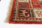 Indian Pazirik 8'11" x 11'8" Hand-knotted Wool Red Rug