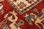 Indian Pazirik 8'0" x 9'11" Hand-knotted Wool Red Rug