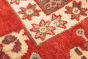 Indian Pazirik 6'1" x 9'0" Hand-knotted Wool Red Rug