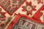 Indian Pazirik 6'1" x 9'0" Hand-knotted Wool Red Rug