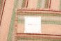 Indian Manhattan 5'0" x 6'10" Flat-Weave Wool Kilim 