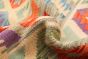 Turkish Bold and Colorful 5'11" x 7'10" Flat-Weave Wool Kilim 