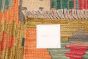 Turkish Bold and Colorful 6'6" x 9'9" Flat-Weave Wool Kilim 