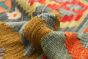 Turkish Bold and Colorful 6'9" x 9'7" Flat-weave Wool Multi Kilim