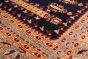 Pakistani Peshawar Bokhara 4'2" x 5'10" Hand-knotted Wool Rug 