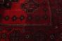 Persian Style 4'10" x 12'8" Hand-knotted Wool Red Rug