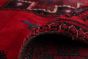 Persian Style 5'3" x 12'7" Hand-knotted Wool Dark Red Rug - Clearance
