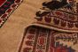 Afghan Rare War 6'9" x 9'4" Hand-knotted Wool Rug 