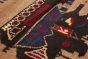 Afghan Rare War 6'0" x 9'5" Hand-knotted Wool Rug 
