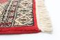 Pakistani Finest Peshawar Bokhara 3'1" x 5'5" Hand-knotted Wool Red Rug