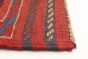 Afghan Tajik Caucasian 1'11" x 8'4" Hand-knotted Wool Red Rug