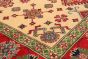 Afghan Finest Ghazni 6'2" x 9'0" Hand-knotted Wool Ivory Rug