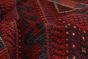Afghan Tajik Caucasian 1'11" x 8'7" Hand-knotted Wool Red Rug