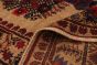 Afghan Rizbaft 6'7" x 9'5" Hand-knotted Wool Rug 