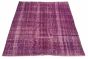 Overdyed  Transitional Purple Area rug 5x8 Turkish Hand-knotted 328145