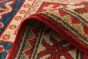 Turkish Bold and Colorful 3'5" x 5'1" Flat-weave Wool Grey Kilim