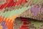 Turkish Bold and Colorful 3'5" x 5'0" Flat-Weave Wool Kilim 