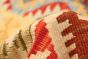 Turkish Bold and Colorful 5'2" x 7'10" Flat-Weave Wool Kilim 