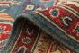 Afghan Finest Gazni 3'3" x 4'10" Hand-knotted Wool Blue Rug
