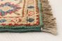 Afghan Finest Gazni 3'2" x 4'9" Hand-knotted Wool Green Rug