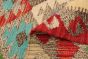 Turkish Bold and Colorful 6'11" x 9'5" Flat-Weave Wool Kilim 