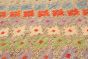 Turkish Bold and Colorful 4'0" x 5'6" Flat-Weave Wool Kilim 