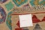 Turkish Bold and Colorful 3'5" x 6'4" Flat-Weave Wool Kilim 