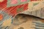 Kilim vif et coloré 3'1" x 4'10" en laine