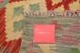 Kilim vif et coloré 3'1" x 4'10" en laine