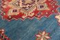 Afghan Finest Gazni 2'9" x 4'0" Hand-knotted Wool Blue Rug