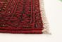 Afghan Rizbaft 3'5" x 6'1" Hand-knotted Wool Red Rug