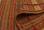 Turkish Ottoman Kashkoli 3'1" x 5'1" Flat-Weave Wool Tapestry Kilim 