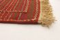 Turkish Ottoman Kashkoli 3'4" x 5'0" Flat-weave Wool Red Tapestry Kilim