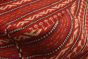 Turkish Ottoman Kashkoli 2'3" x 6'8" Flat-weave Wool Red Tapestry Kilim