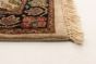Indian Essex 2'6" x 8'3" Hand-knotted Wool Cream Rug
