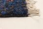 Pakistani Marrakech 6'3" x 9'2" Hand-knotted Wool Blue Rug