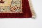 Afghan Chobi Finest 9'0" x 12'0" Hand-knotted Wool Dark Red Rug