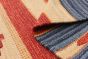 Turkish Bold and Colorful 2'0" x 6'9" Flat-Weave Wool Kilim 