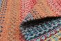 Turkish Bold and Colorful 2'0" x 3'0" Flat-Weave Wool Kilim 