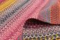 Turkish Bold and Colorful 4'0" x 5'10" Flat-Weave Wool Kilim 