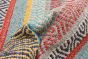 Turkish Bold and Colorful 5'2" x 7'9" Flat-Weave Wool Kilim 
