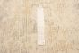 Indian Gabbeh-Luribaft 8'1" x 9'10" Hand Loomed Wool Ivory Rug