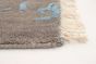 Indian La Seda 6'6" x 9'6" Hand-knotted Silk, Wool Rug 